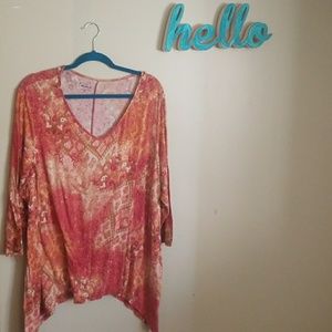 Plus size cute and comfy tunic